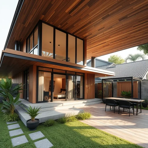 Tempelan Batu Alam Minimalis Jakarta