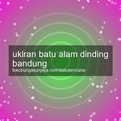 Ukiran Batu Alam Dinding Bandung