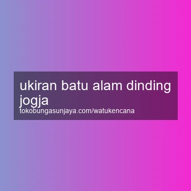 Ukiran Batu Alam Dinding Jogja