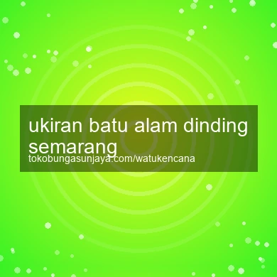Ukiran Batu Alam Dinding Semarang
