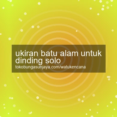 Ukiran Batu Alam Untuk Dinding Solo