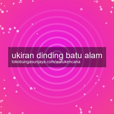 Ukiran Dinding Batu Alam