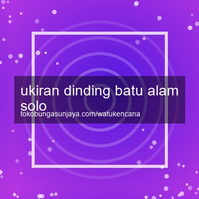 Ukiran Dinding Batu Alam Solo